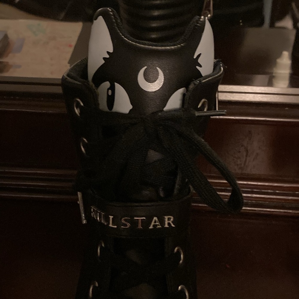 KILLSTAR Cat Boots NWOT Retired & Adorable Size 7 - Picture 3 of 5